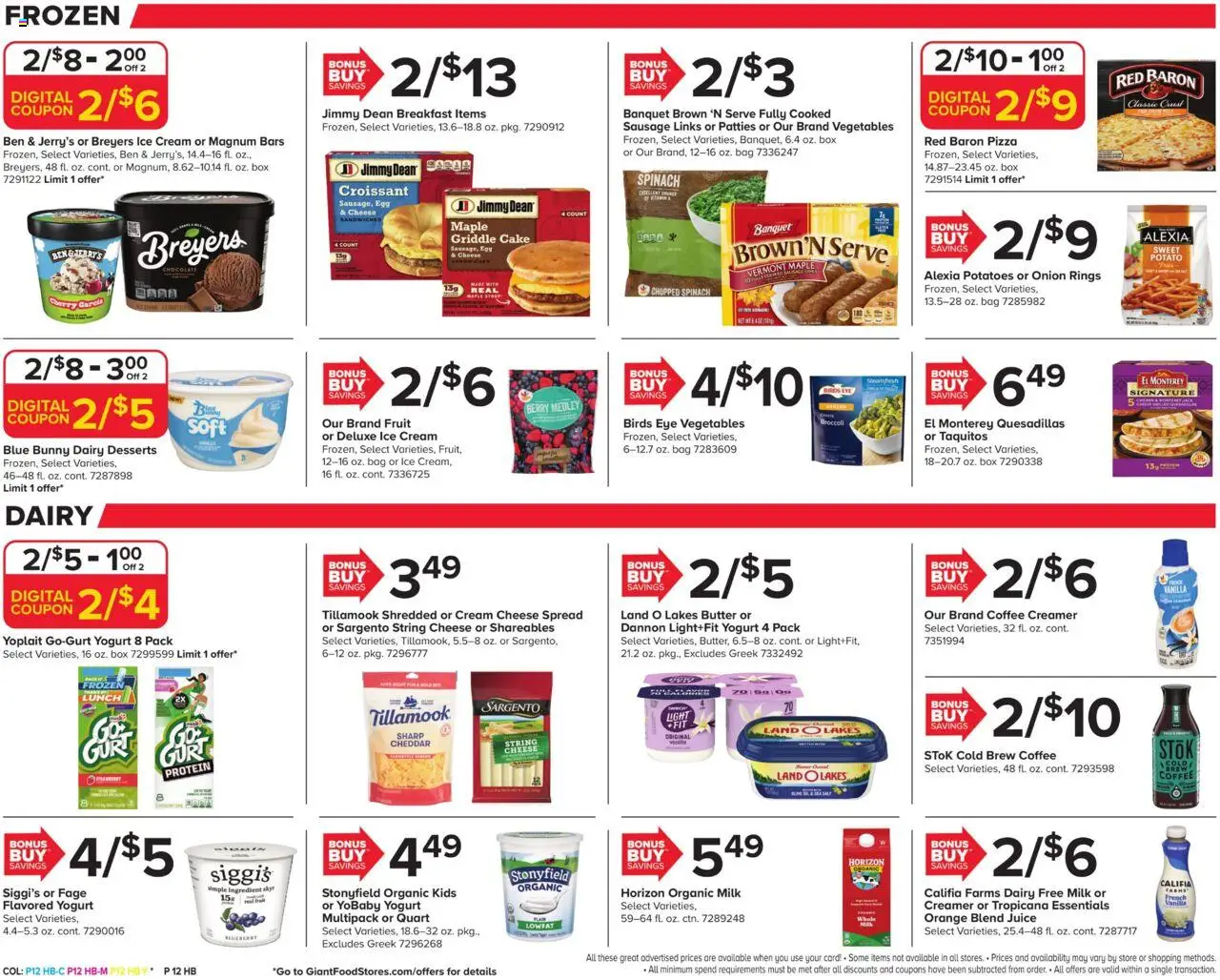Giant Weekly Ad - valid from 15.08.2025 | Page: 14 | Products: Milk, Cream, Ice cream, Onion