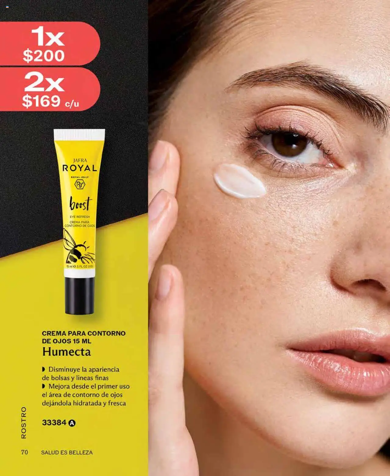 Nuevas ofertas de JAFRA válidas en toda la República Mexicana desde el 01.08.2025. ¡Encuentra las mejores ofertas en JAFRA - Catálogo! | Página: 70 | Productos: Contorno de ojos, Crema, Contorno