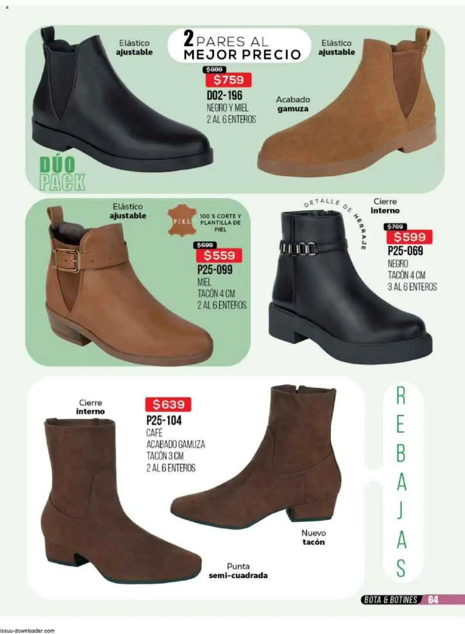 Nuevas ofertas de Cklass válidas en toda la República Mexicana desde el 31.10.2025. ¡Encuentra las mejores ofertas en Cklass catálogo Super Rebajas Ropa! | Página: 338 | Productos: Café, Gamuza, Botines