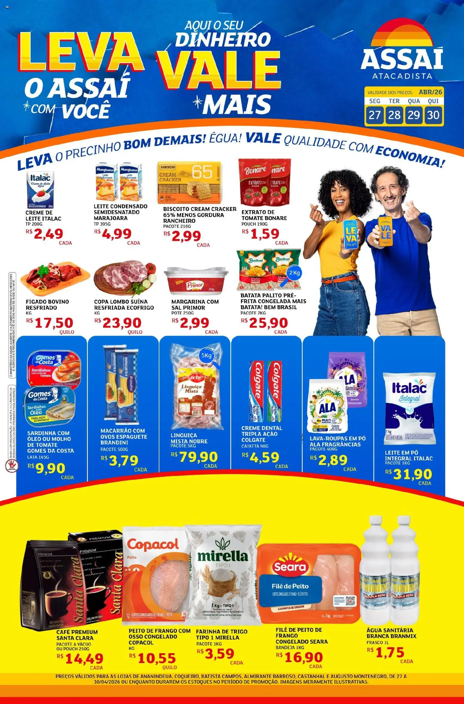 Assaí Atacadista Folheto - válido de 27.04.2026 | Página: 1