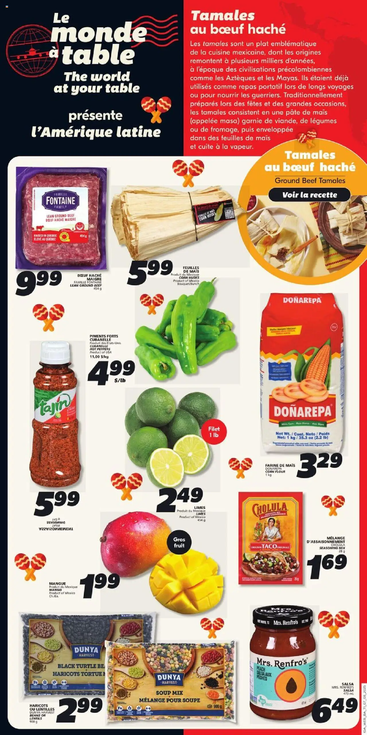 IGA flyer valid from 07.08.2025 | Page: 11 | Products: Beef, Table