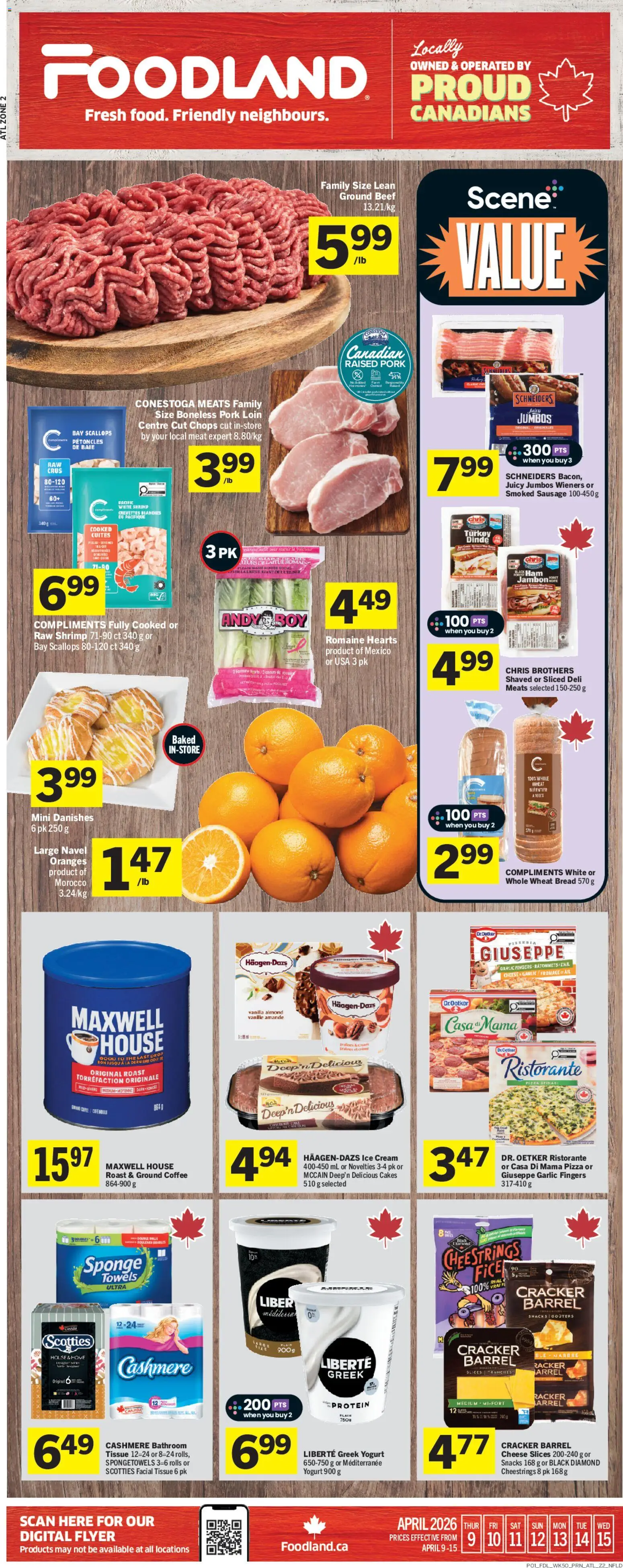 Foodland flyer valid from 09.04.2026 | Page: 1