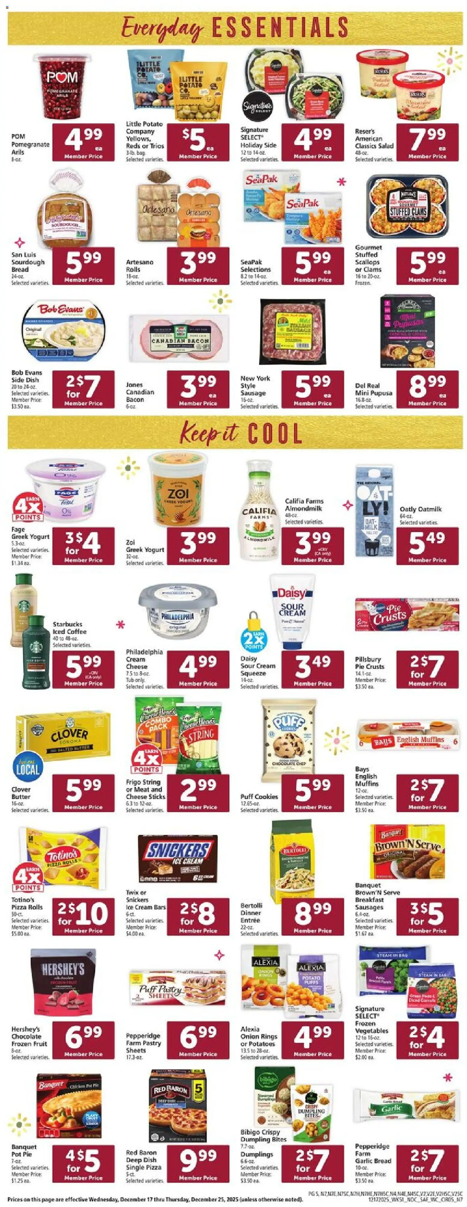 Safeway Weekly Ad - valid from 17.12.2025 | Page: 7 | Products: Butter, Coffee, Onion, Bag