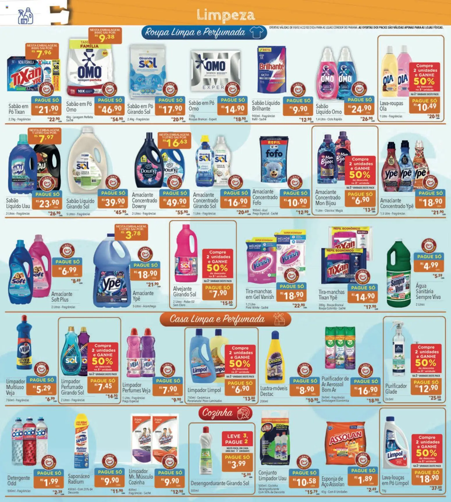 Supermercados Condor Folheto - válido de 05.02.2026 | Página: 22