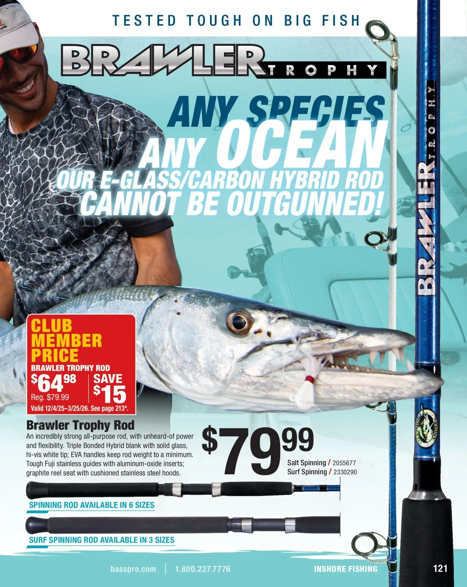 Cabela's Saltwater Specialist 26 - valid from 15.12.2025 | Page: 121 | Products: Fish, Salt, Weight, Rod