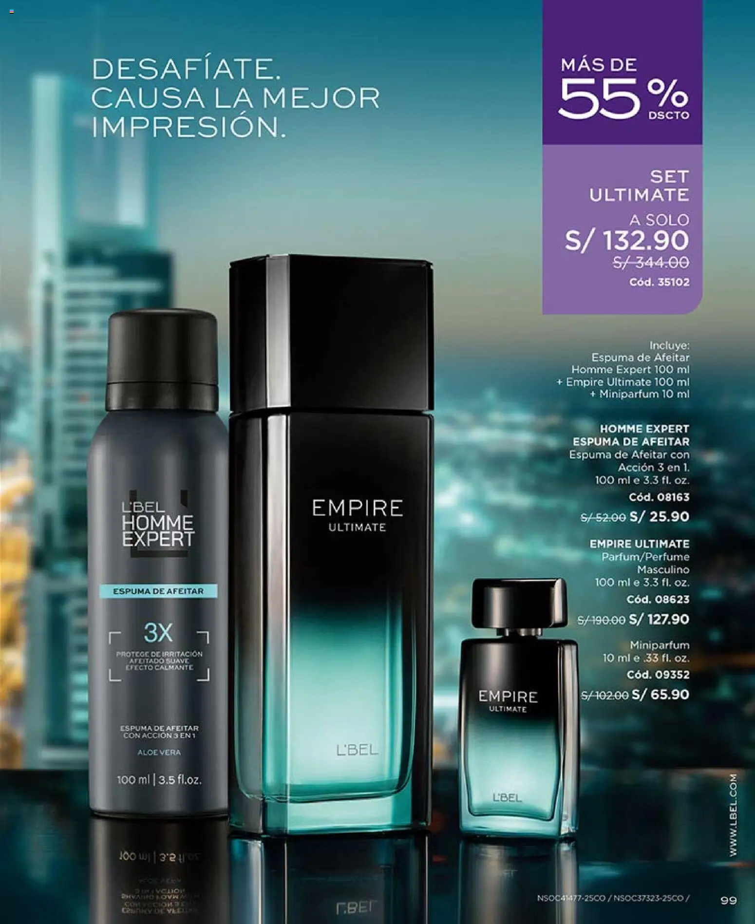Catálogo L'Bel válido desde 21.02.2026 | Página: 99 | Productos: Espuma de afeitar