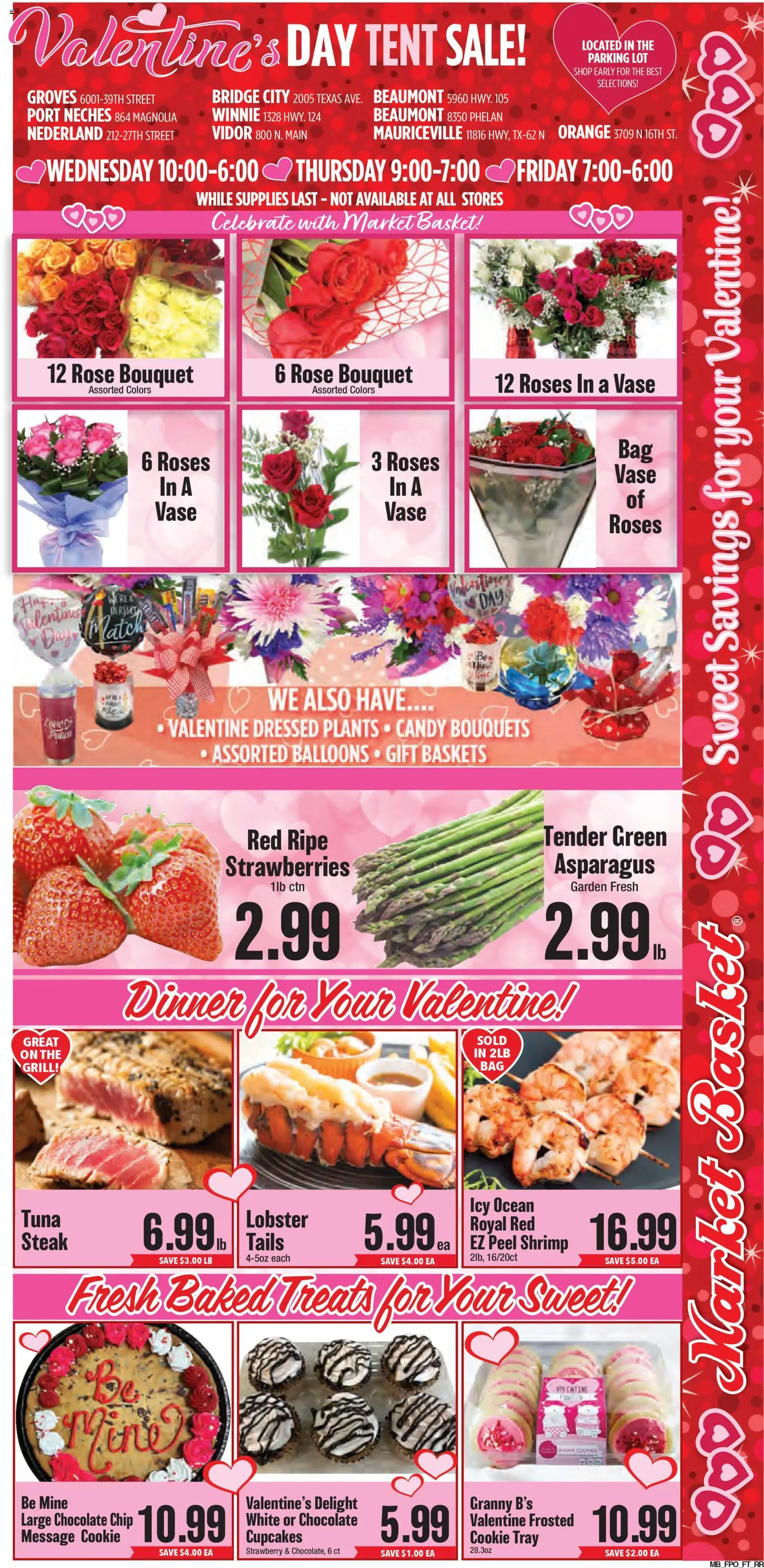 Market Basket Weekly Ad - valid from 11.02.2026 | Page: 5 | Products: Basket, Chocolate, Strawberries, Chocolate Chip