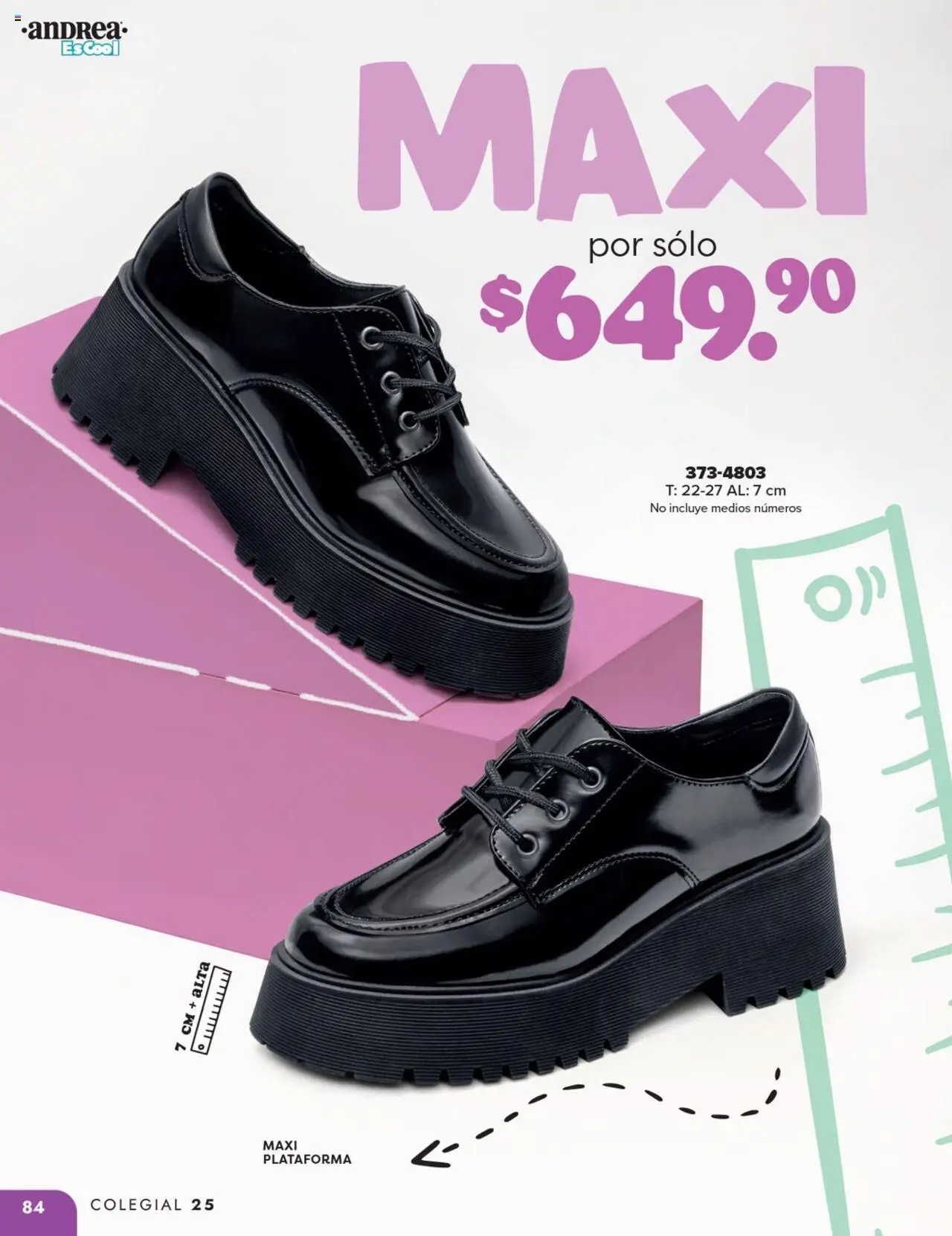 Nuevas ofertas de Andrea válidas en toda la República Mexicana desde el 25.05.2025. ¡Encuentra las mejores ofertas en Andrea catálogo Colegial ! | Página: 84