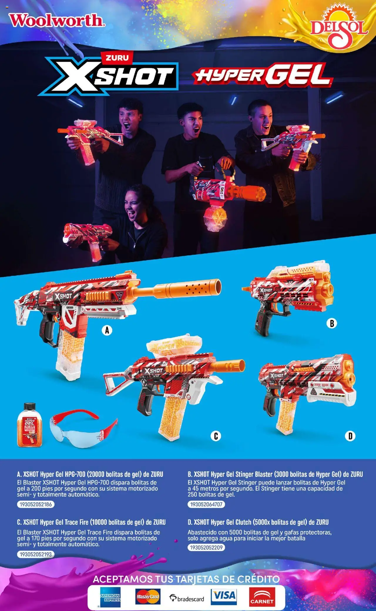 Nuevas ofertas de Del Sol y Woolworth válidas en toda la República Mexicana desde el 07.10.2025. ¡Encuentra las mejores ofertas en Del Sol y Woolworth - Catálogo Castillo Del Juguete! | Página: 204 | Productos: Agua, Shot