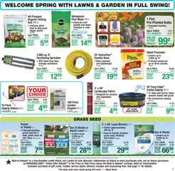 Preview of Menards weekly ads valid from 25.03.2026 | Page: 4 | Products: Blanket, Water, Vegetables