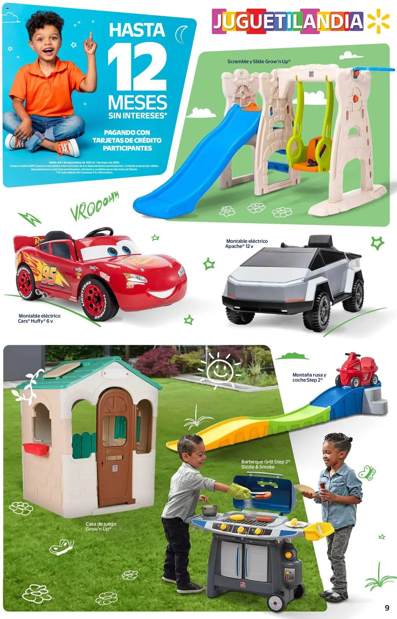 Nuevas ofertas de Walmart válidas en toda la República Mexicana desde el 20.09.2025. ¡Encuentra las mejores ofertas en Walmart - Folleto Juguetilandia! | Página: 9 | Productos: Juego