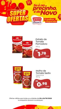 Novo Atacarejo - Ofertas da semana - Pré-Visualização do folheto da loja Novo Atacarejo, válido de 20.10.2025