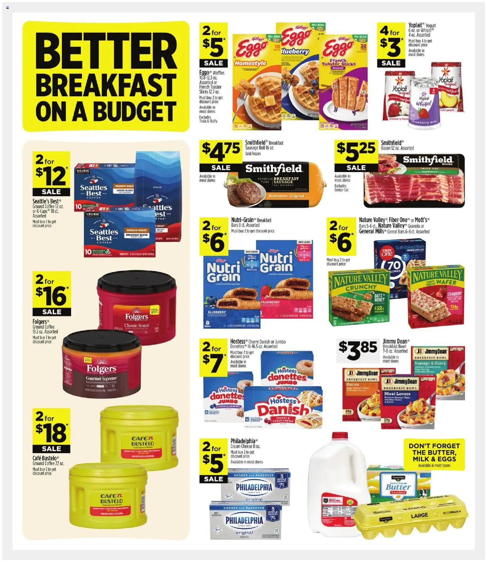 Dollar General Weekly Ad - TX - valid from 30.11.2025 | Page: 6 | Products: Milk, Butter, Sausage, Peach