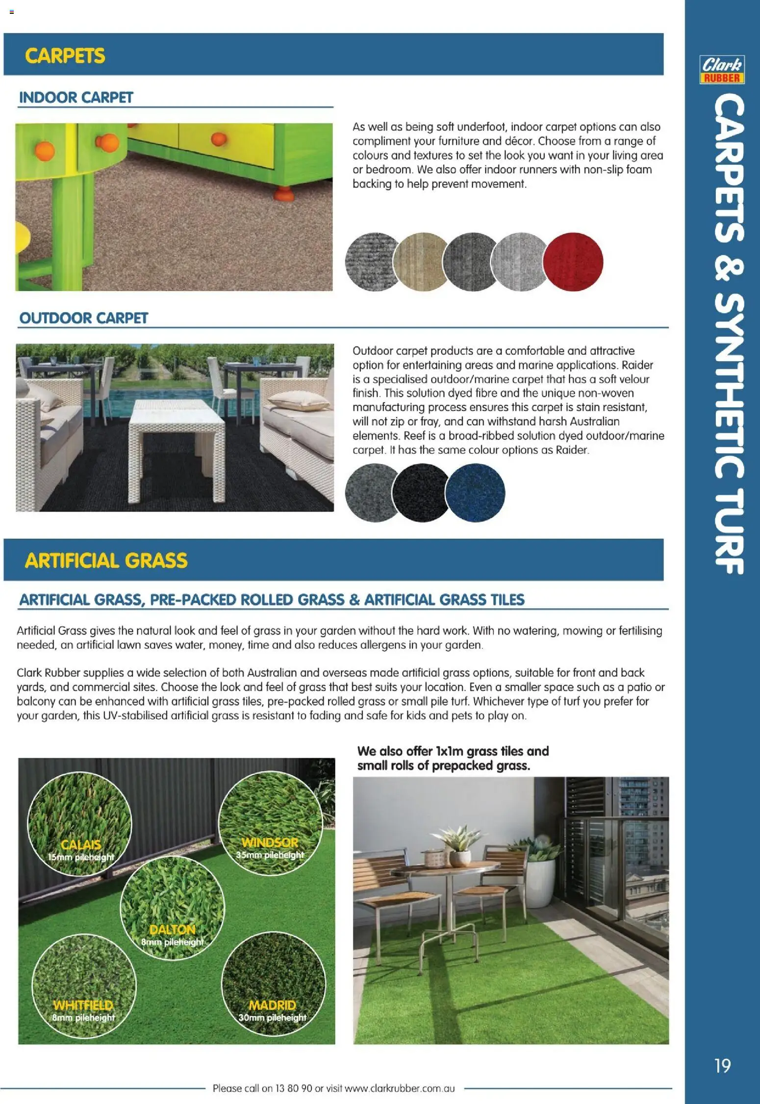 Clark Rubber catalogue - valid from 02.04.2026 | Page: 19 | Products: Carpet, Grass, Turf, Safe