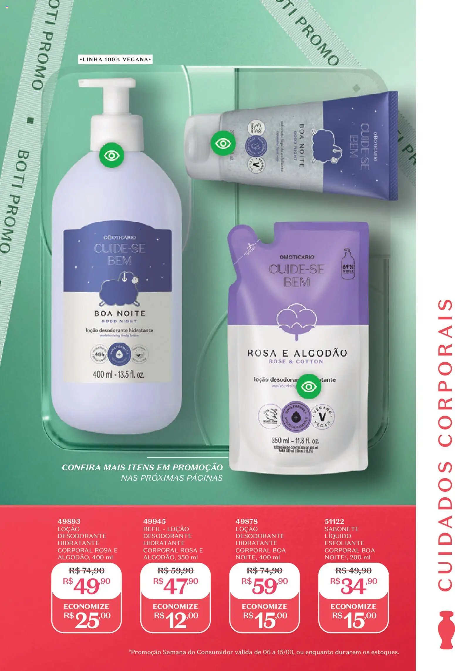 O Boticário Folheto - válido de 02.03.2026 | Página: 73 | Produtos: Desodorante, Sabonete, Body, Sabonete líquido