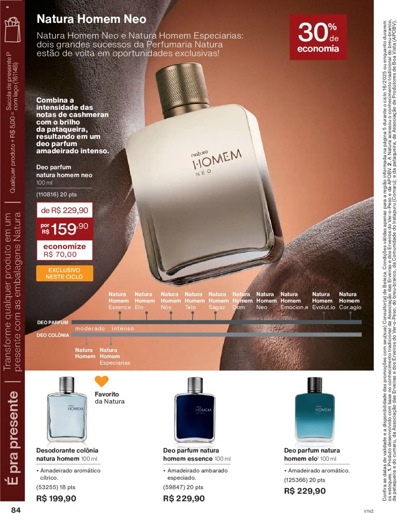 Natura Folheto - válido de 01.10.2025 | Página: 84 | Produtos: Pó, Desodorante, Base