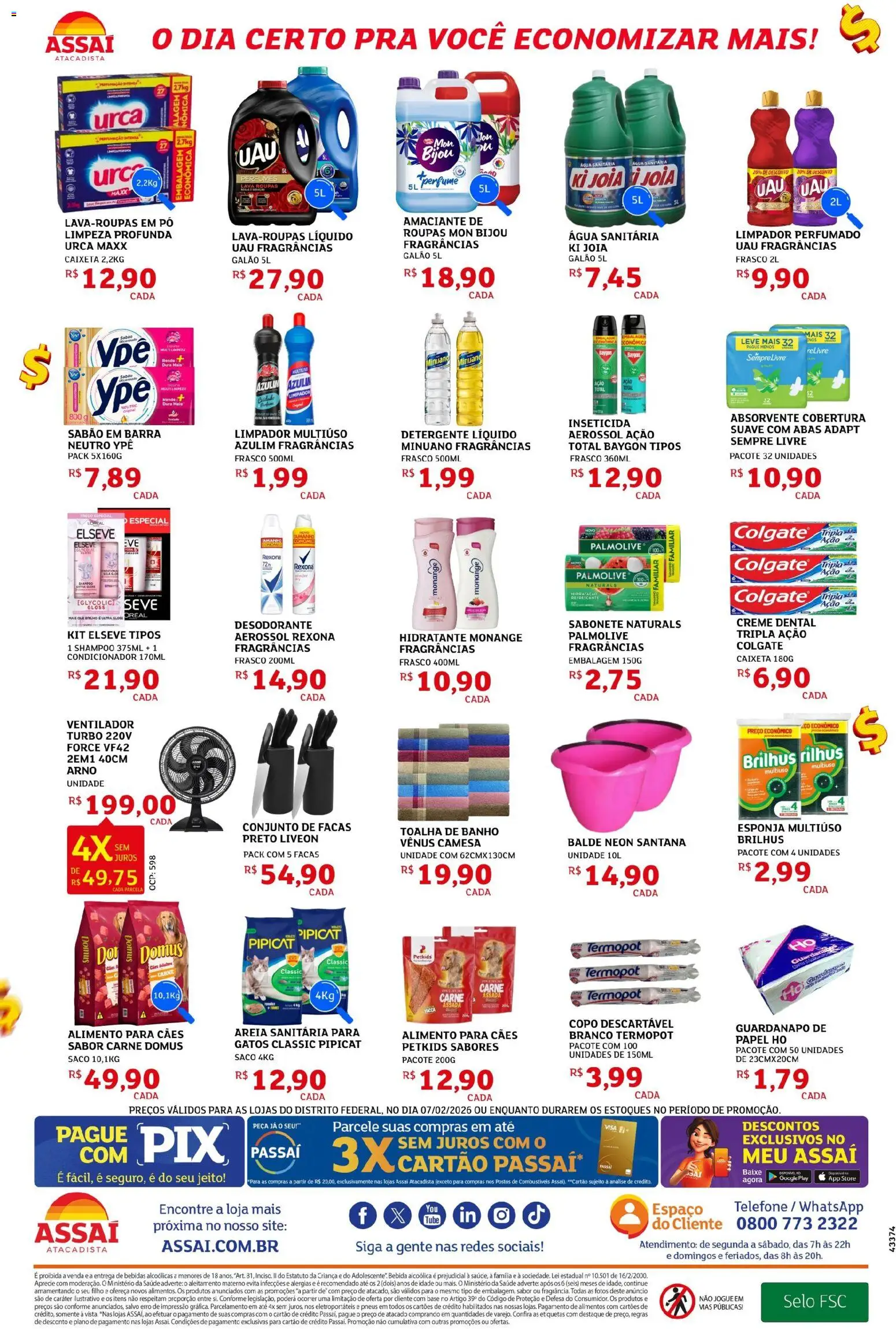 Assaí Atacadista Folheto - válido de 07.02.2026 | Página: 4
