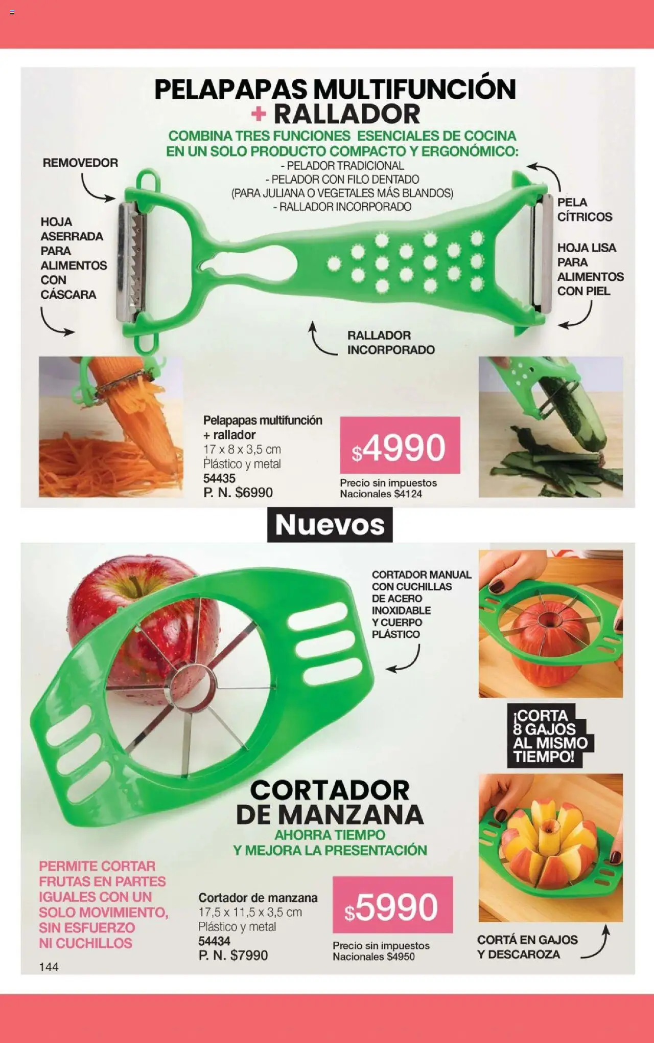 Gigot catálogo │ válido desde el 01.10.2025 | Página: 150 | Productos: Cortador, Cocina, Manzana