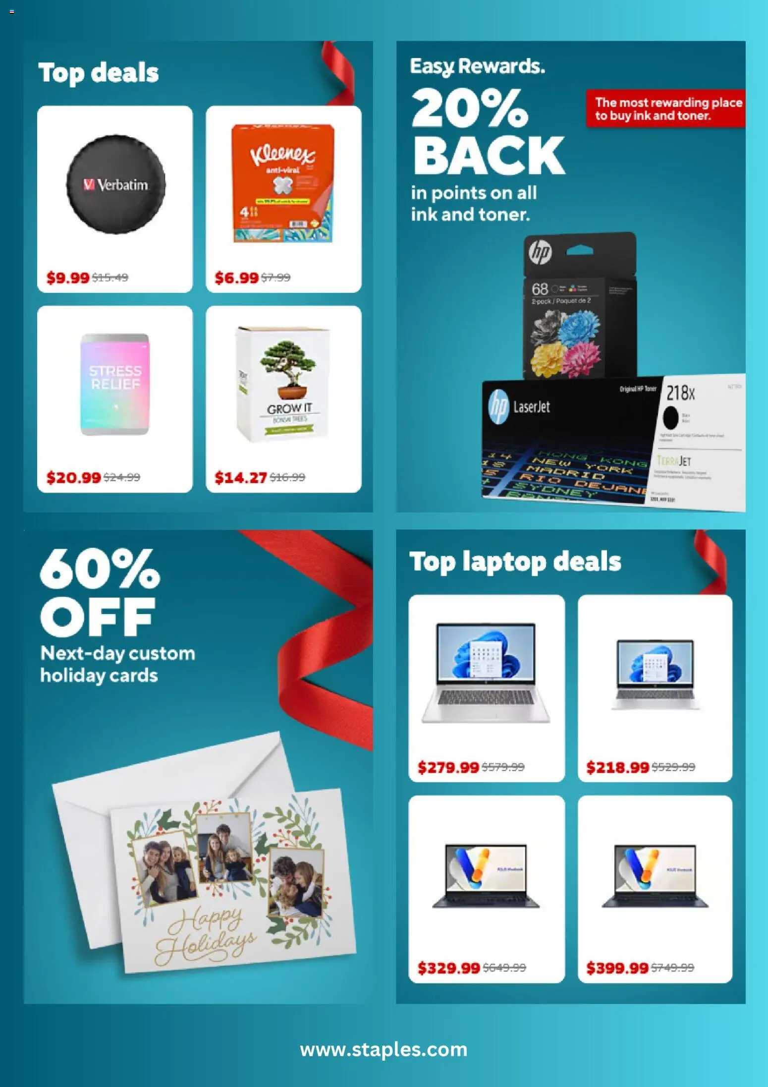 Staples Cyber Week - valid from 30.11.2025 | Page: 3 | Products: Ink, Toner, Laptop