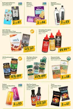 Preview of Sprouts weekly ads valid from 28.01.2026 | Page: 14 | Products: Ginger, Milk, Chocolate, Salt
