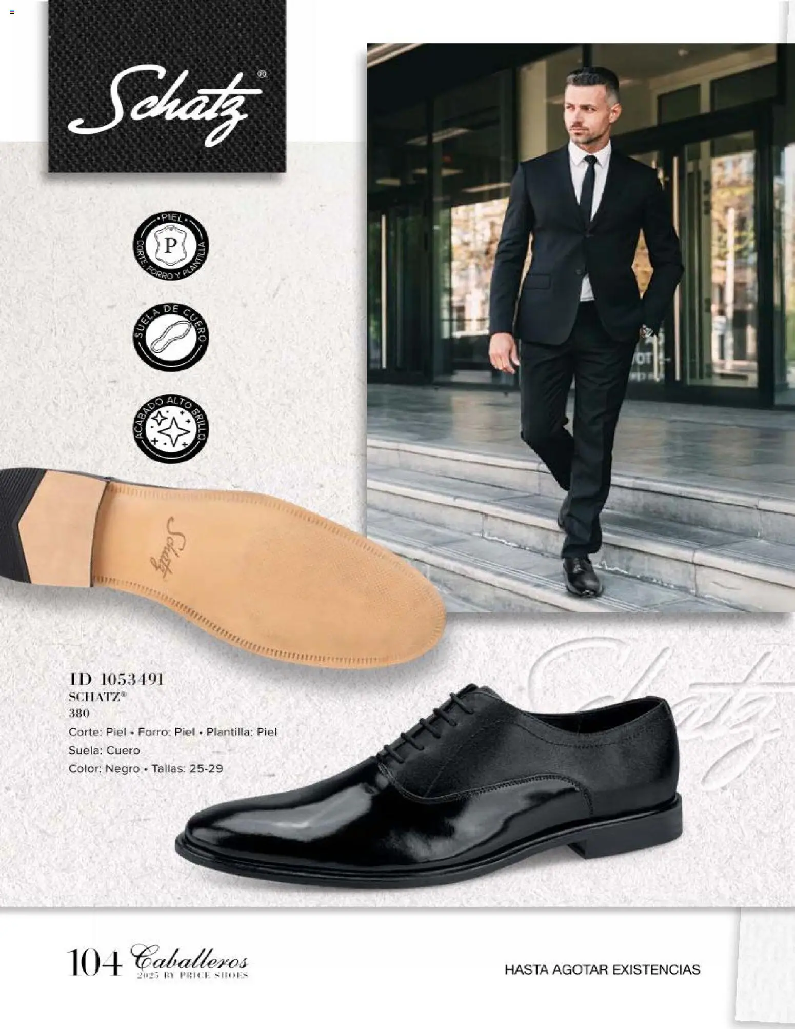 Nuevas ofertas de Price Shoes válidas en toda la República Mexicana desde el 26.11.2025. ¡Encuentra las mejores ofertas en Price Shoes catálogo Caballeros! | Página: 104
