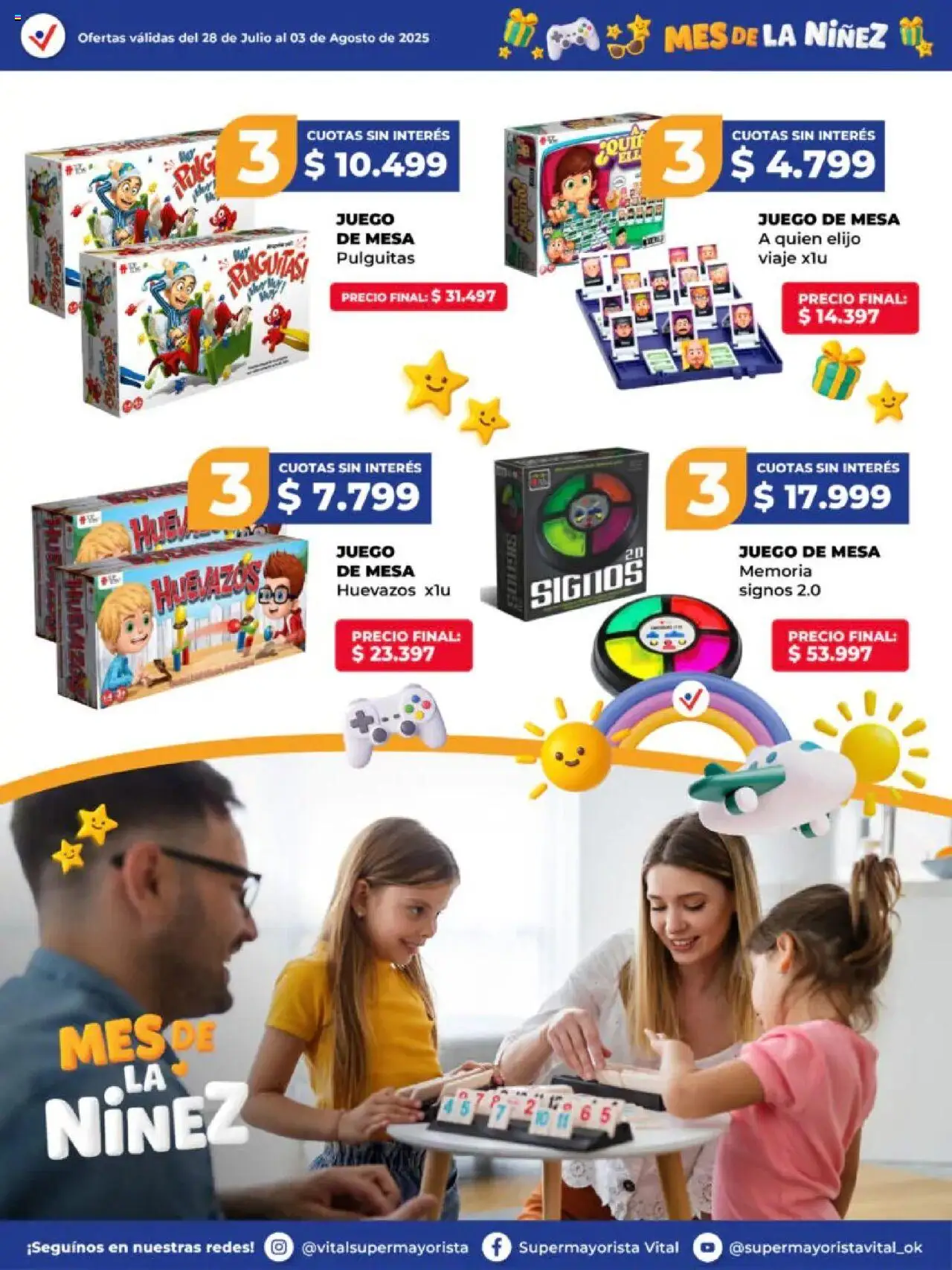 Vital - Mes de la niñez │ válido desde el 28.07.2025 | Página: 5 | Productos: Mesa