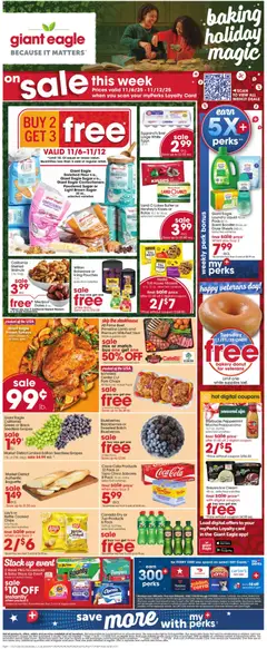 Preview of Giant Eagle weekly ads valid from 06.11.2025 | Page: 1