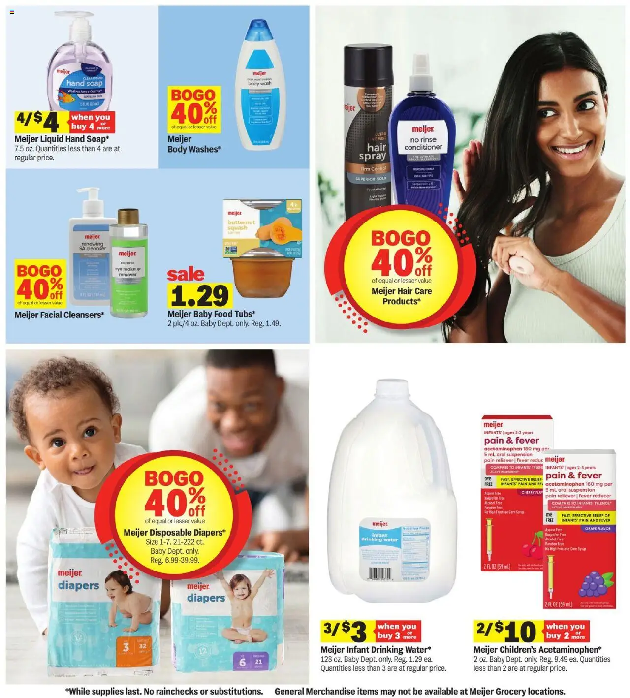 Meijer Weekly Ad - valid from 10.09.2025 | Page: 26 | Products: Makeup Remover, Soap, Body Wash, Water
