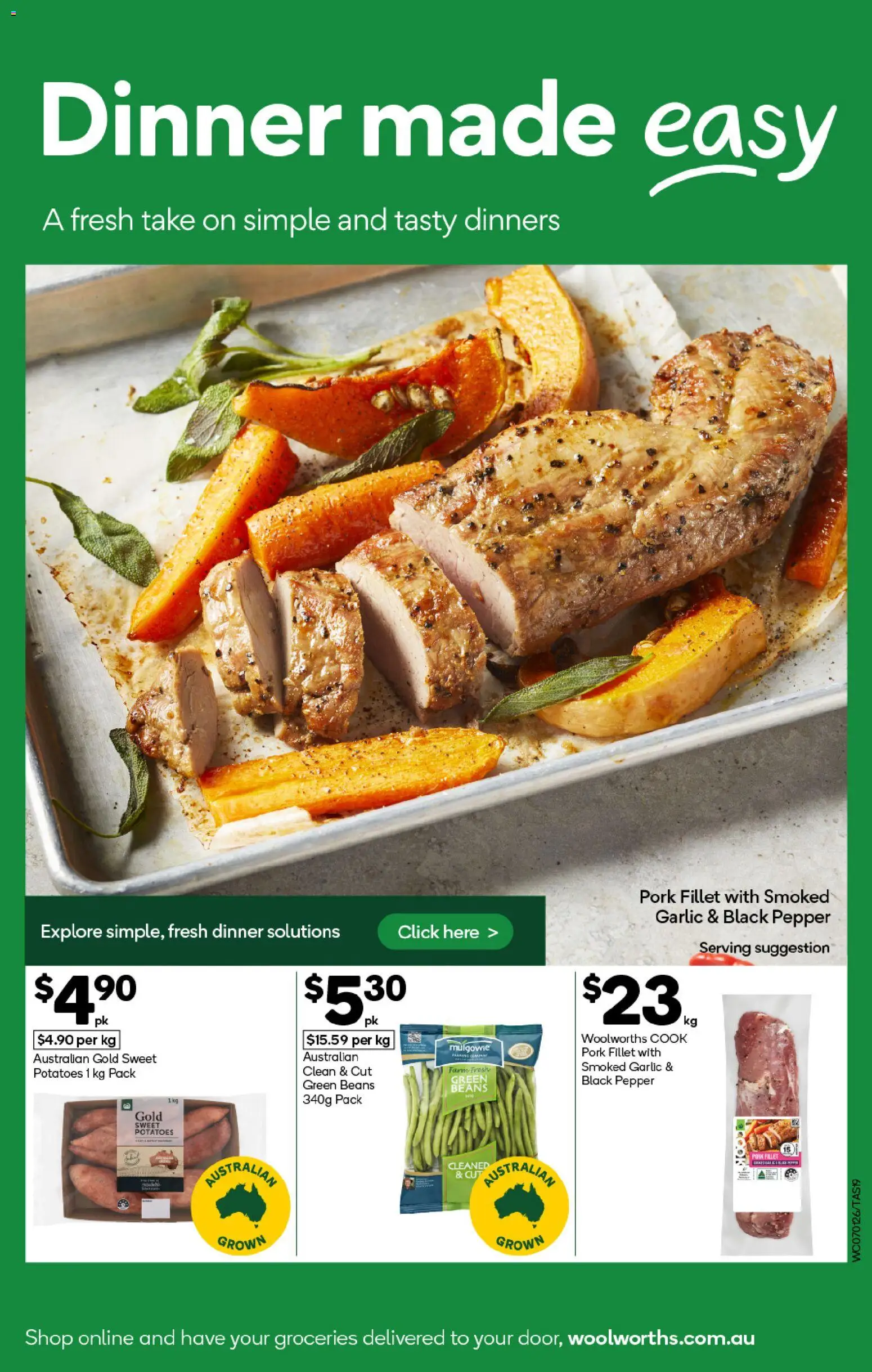 Woolworths catalogue - valid from 07.01.2026 | Page: 19 | Products: Pork, Potatoes, Pepper, Garlic