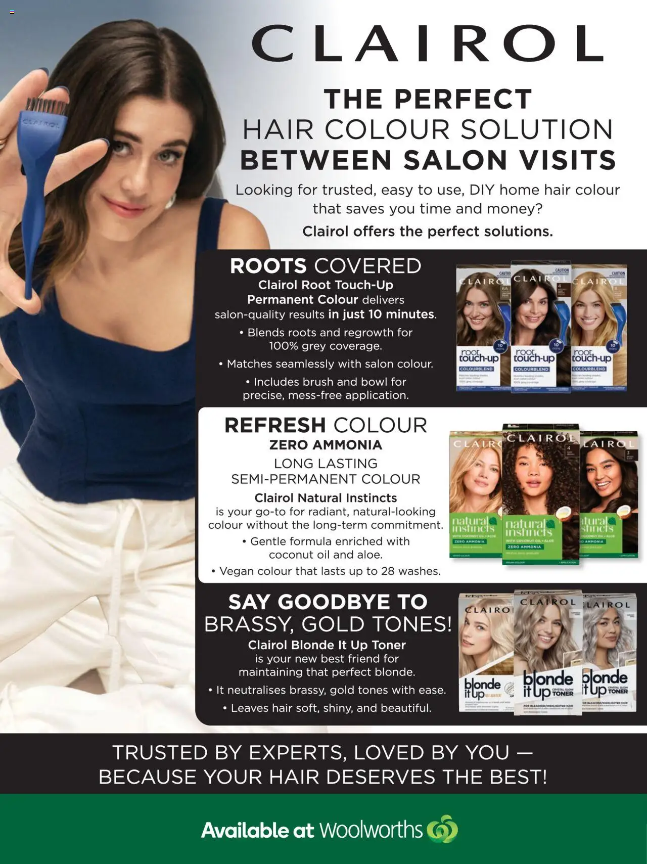 Woolworths catalogue - valid from 01.10.2025 | Page: 131 | Products: Brush, Oil, Hair colour, Toner