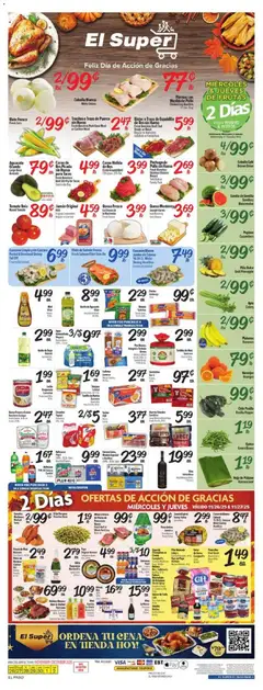 Preview of El Super weekly ads valid from 26.11.2025