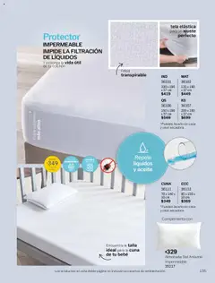 Vista previa de Vianney - Catálogo Invierno, nuevo folleto de la tienda, válido en México a partir del 15.08.2025 | Página: 137 | Productos: Aceite, Colchón, Almohada, Cuna