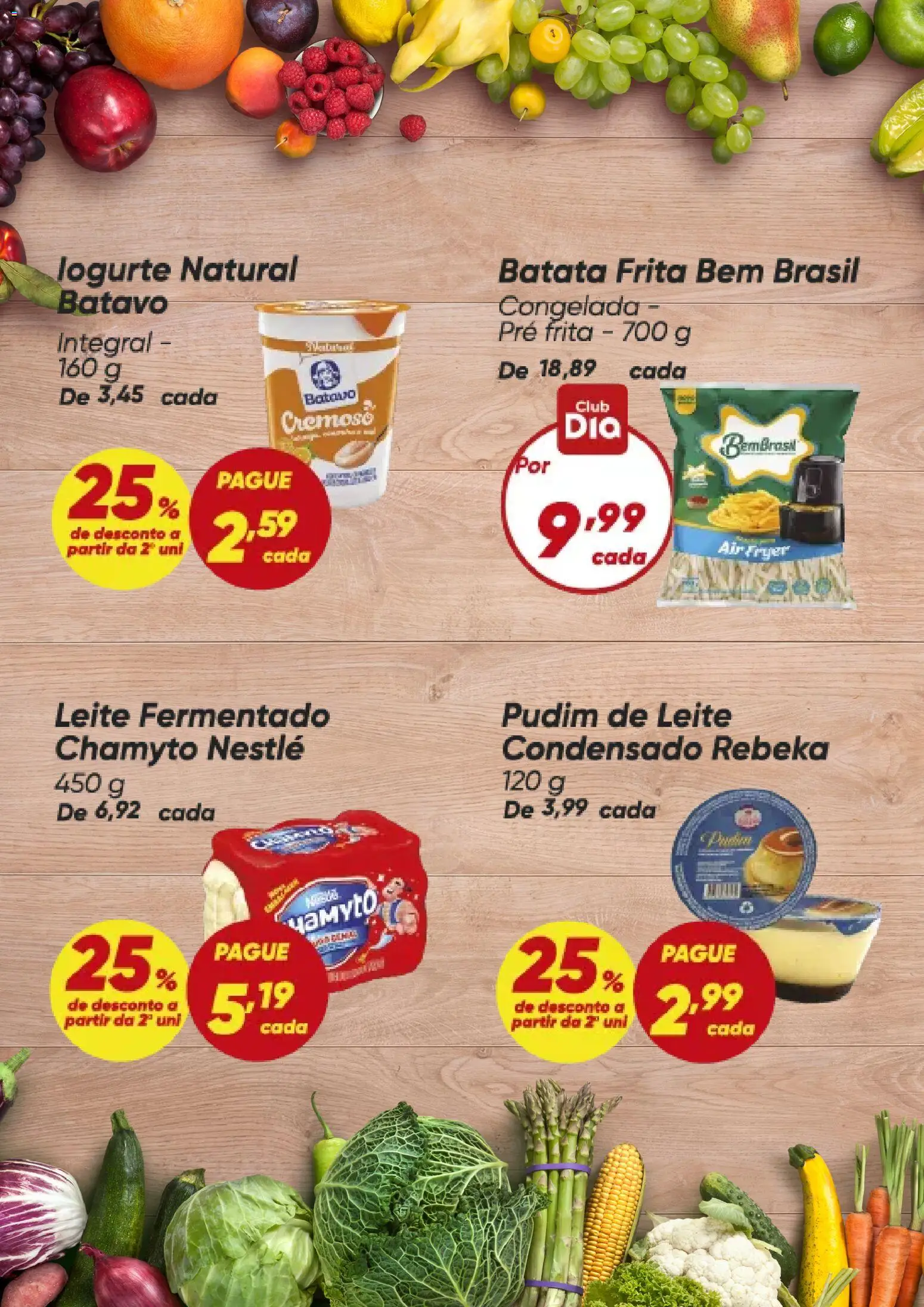 Dia Folheto - válido de 23.04.2026 | Página: 5 | Produtos: Air fryer, Leite, Leite fermentado, Batata frita