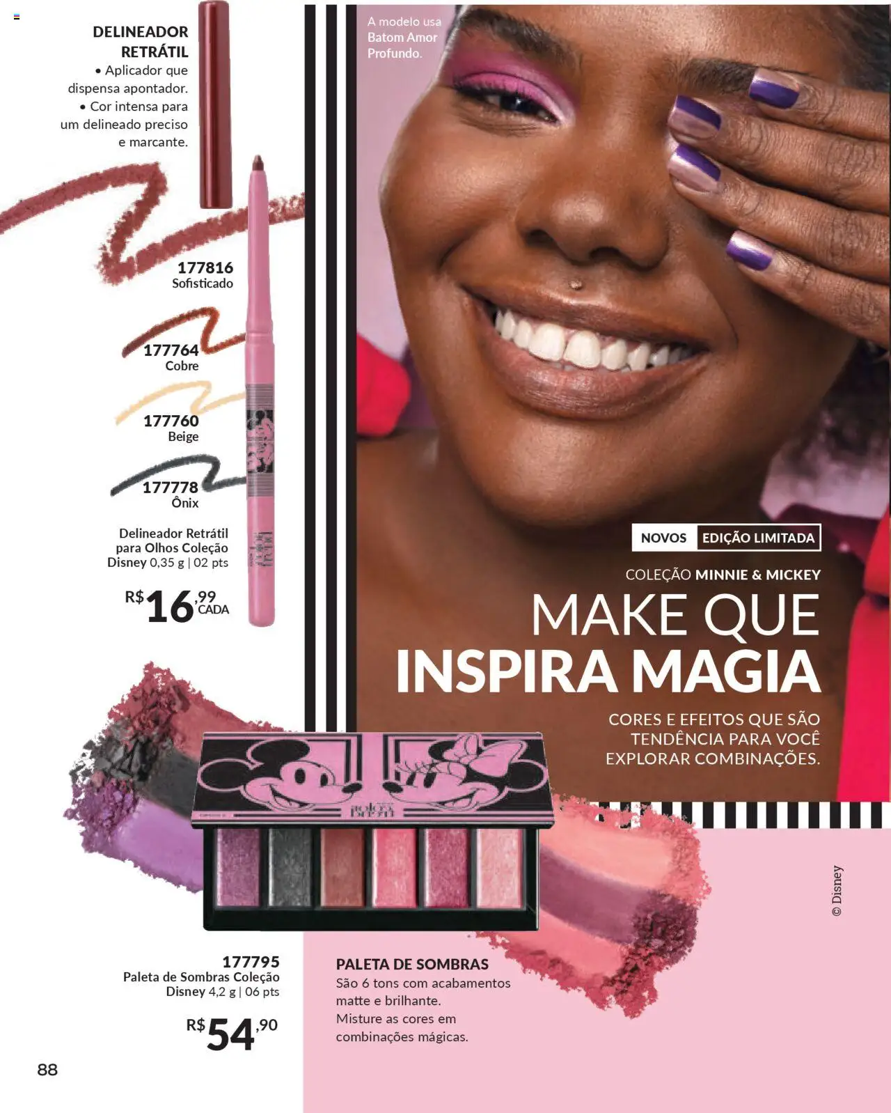Avon Folheto - válido de 16.06.2025 | Página: 88 | Produtos: Delineador, Batom