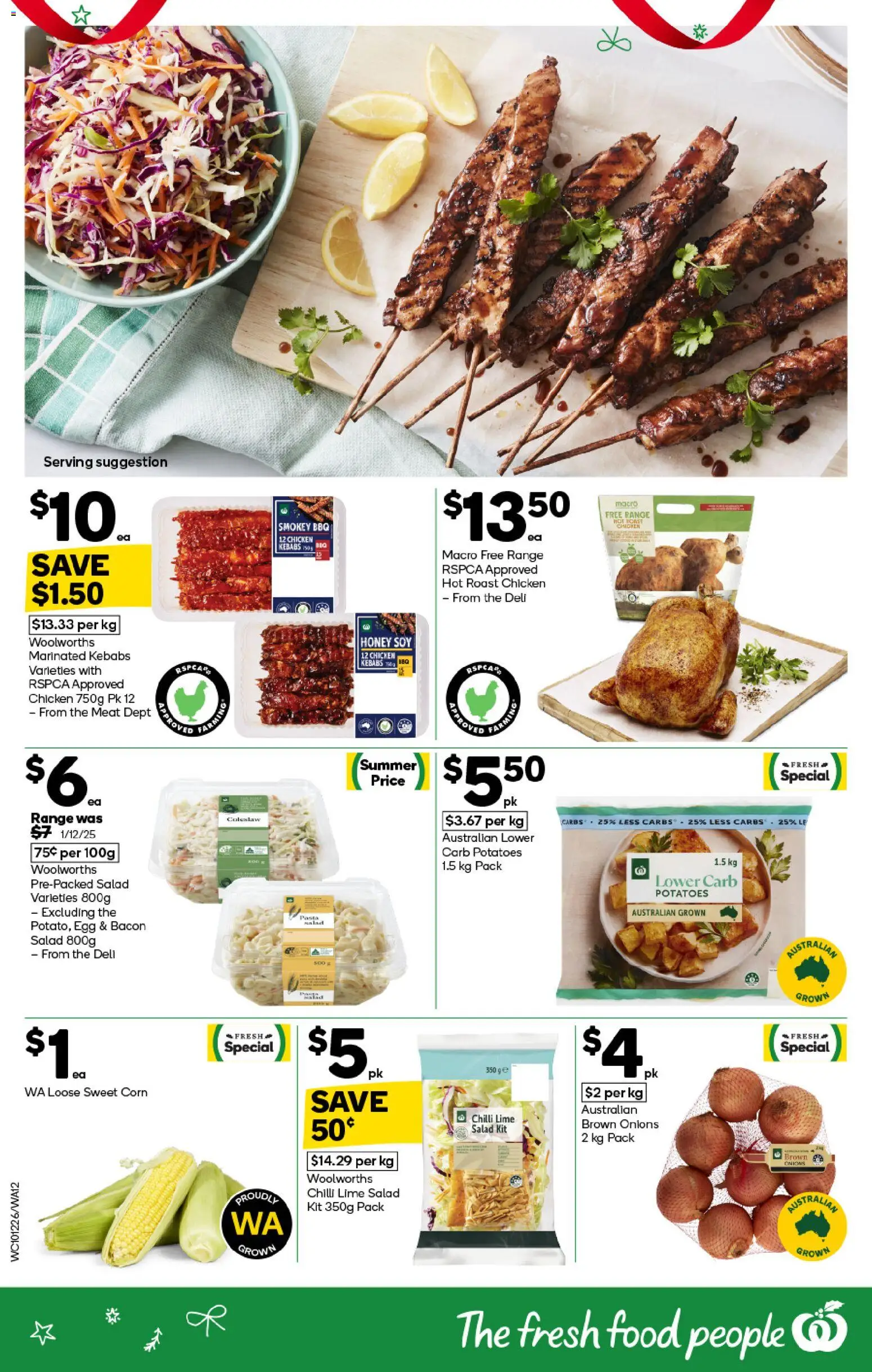 Woolworths catalogue - valid from 10.12.2025 | Page: 12 | Products: Chicken, Salad, Chilli, Lime