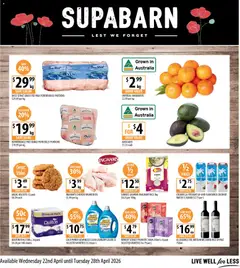 Preview of Supabarn catalogue  - valid from 22.04.2026