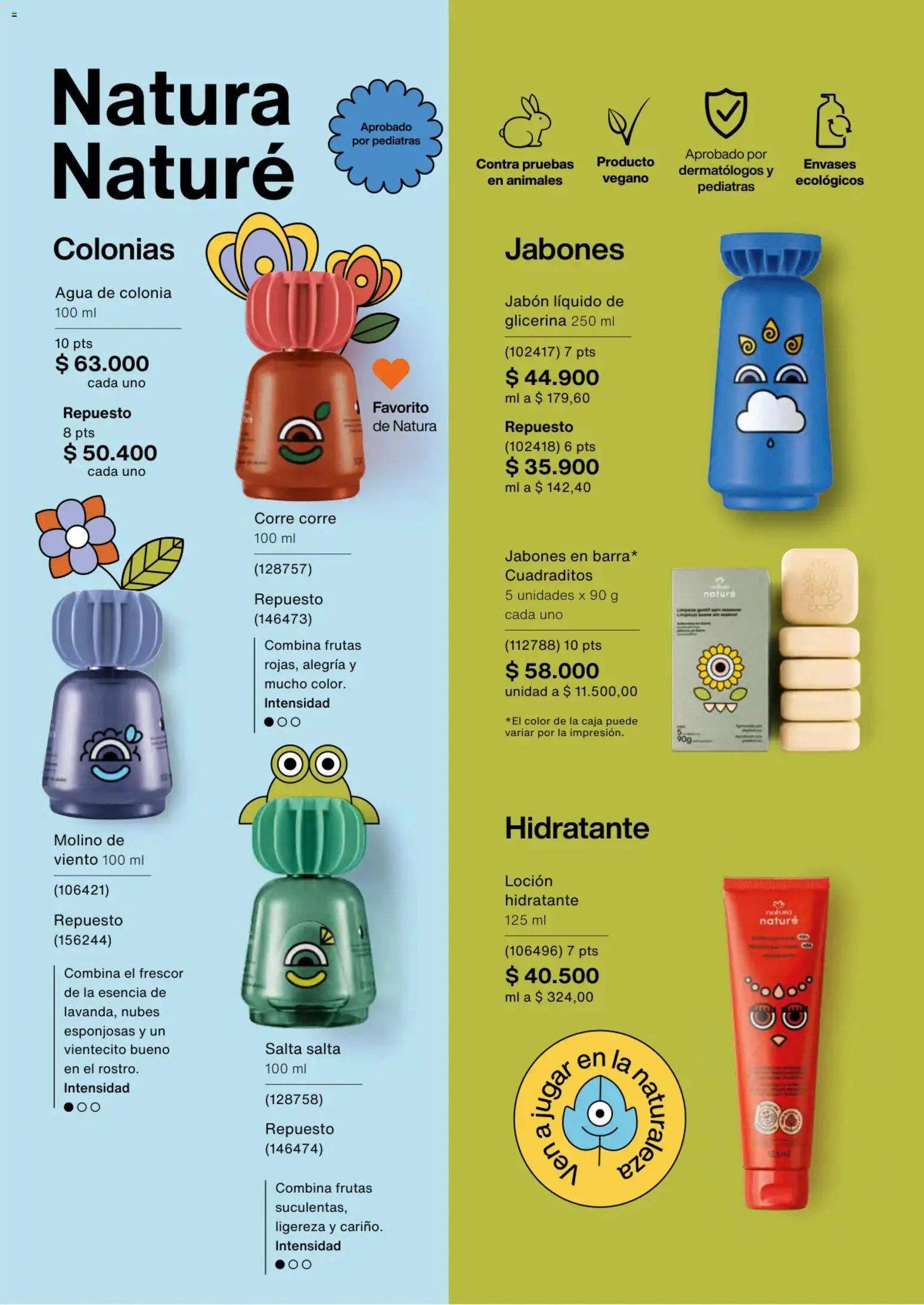 Natura revista - valida desde el 01.02.2026 | Página: 159 | Productos: Agua, Jabón líquido, Caja, Jabón