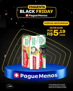 Pague Menos Black Friday - Pré-Visualização do folheto da loja Pague Menos, válido de 27.10.2025