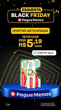 Pague Menos Black Friday - Pré-Visualização do folheto da loja Pague Menos, válido de 27.10.2025