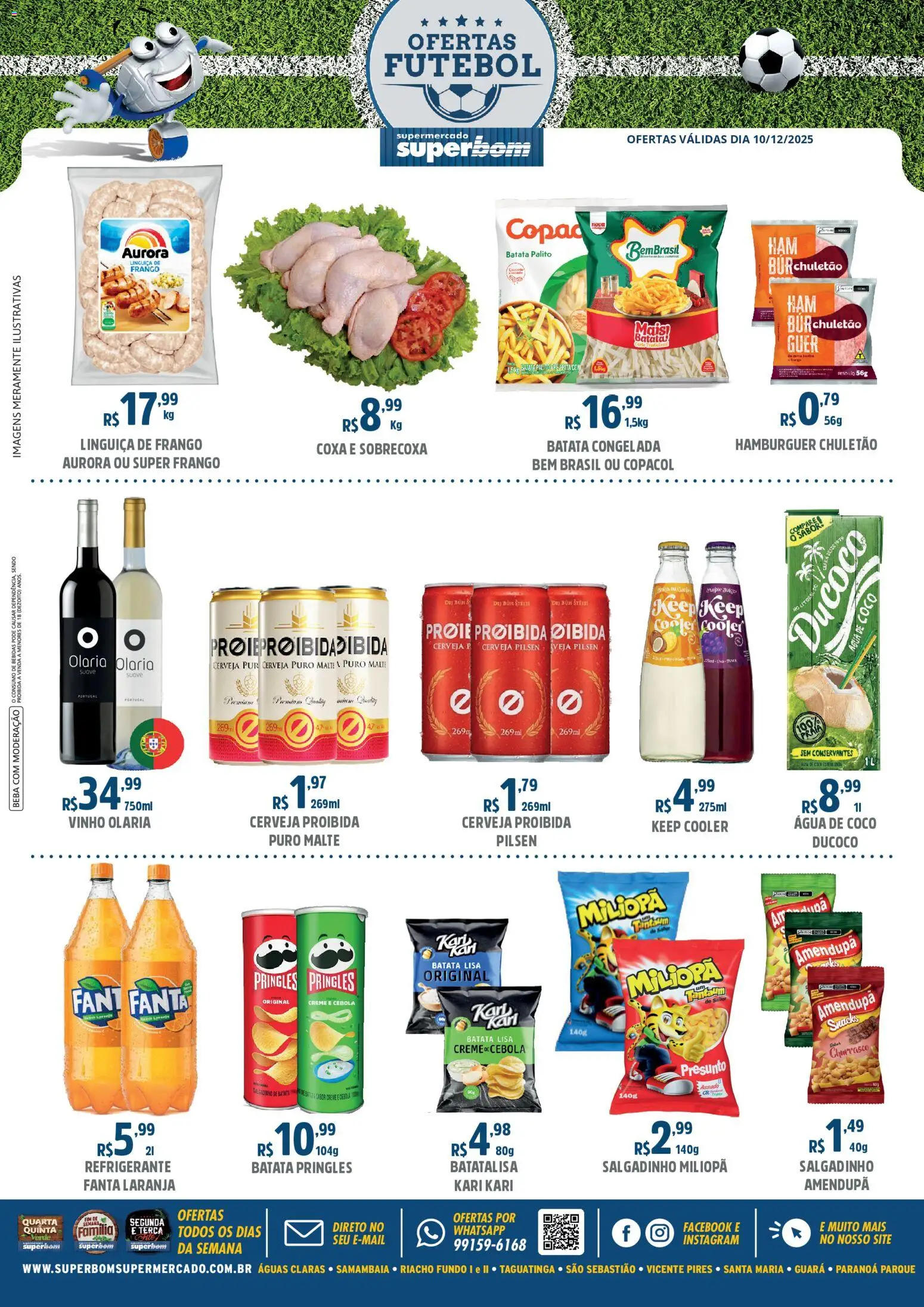 Superbom Folheto - válido de 10.12.2025 | Página: 1 | Produtos: Cebola, Fanta, Presunto, Chuletão
