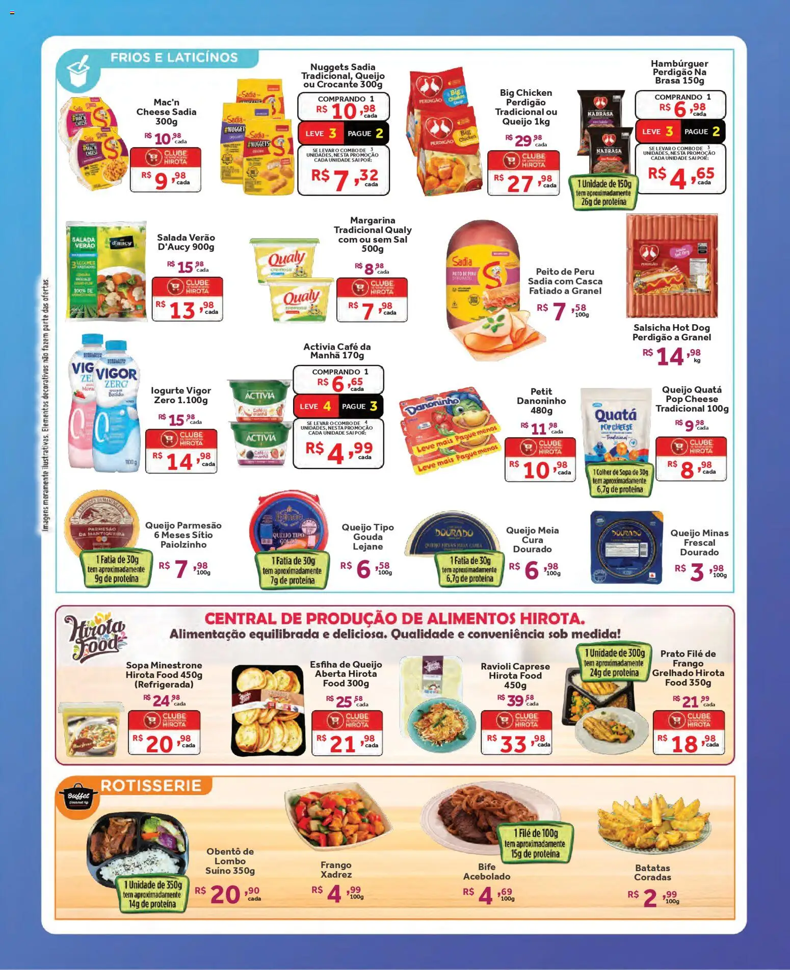 Hirota Food Folheto - válido de 01.04.2026 | Página: 2 | Produtos: Queijo, Peito de peru, Hambúrguer, Sal
