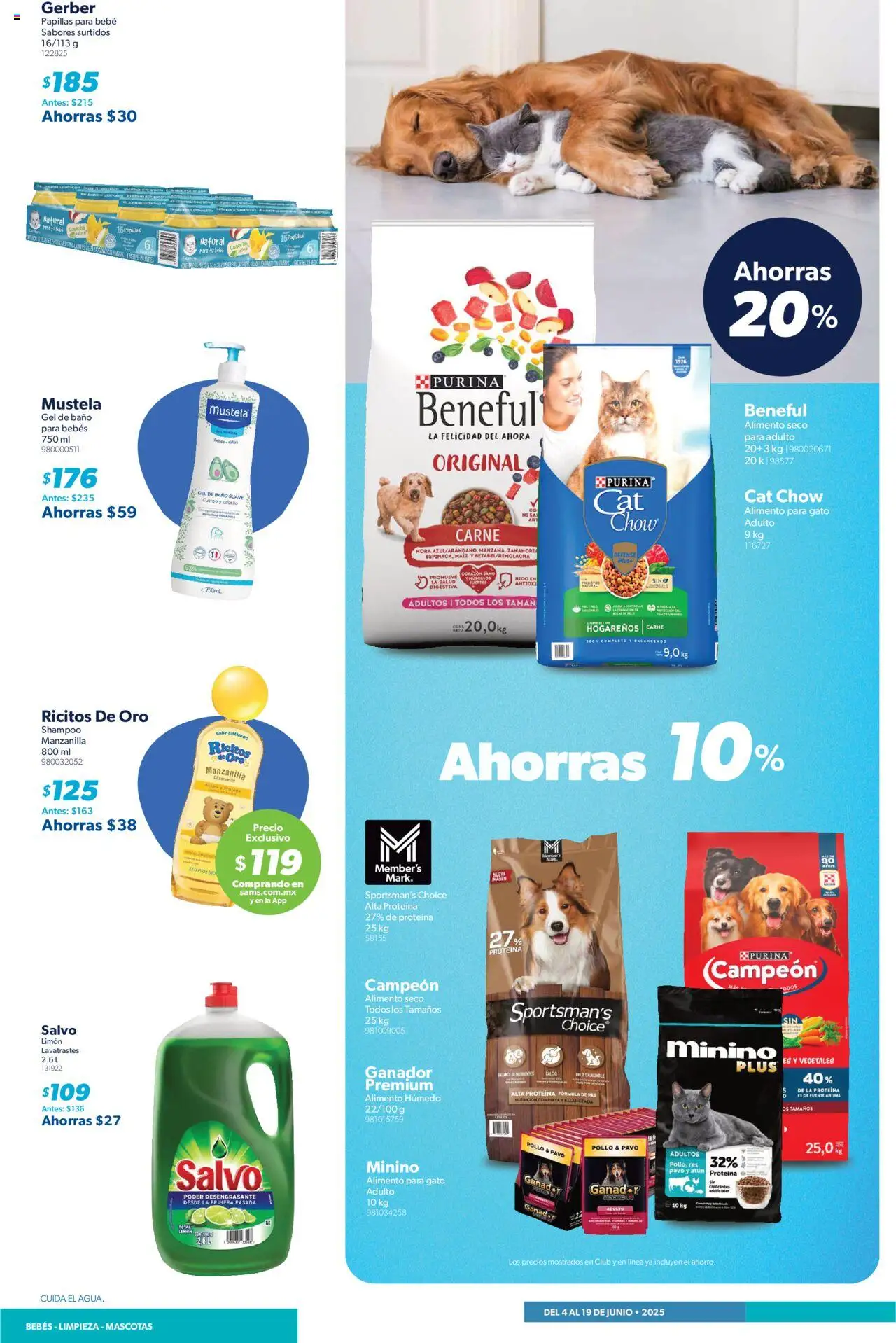 Nuevas ofertas de Sam's Club válidas en toda la República Mexicana desde el 04.06.2025. ¡Encuentra las mejores ofertas en Sam's Club catálogo! | Página: 7 | Productos: Maíz, Atún, Limón, Res