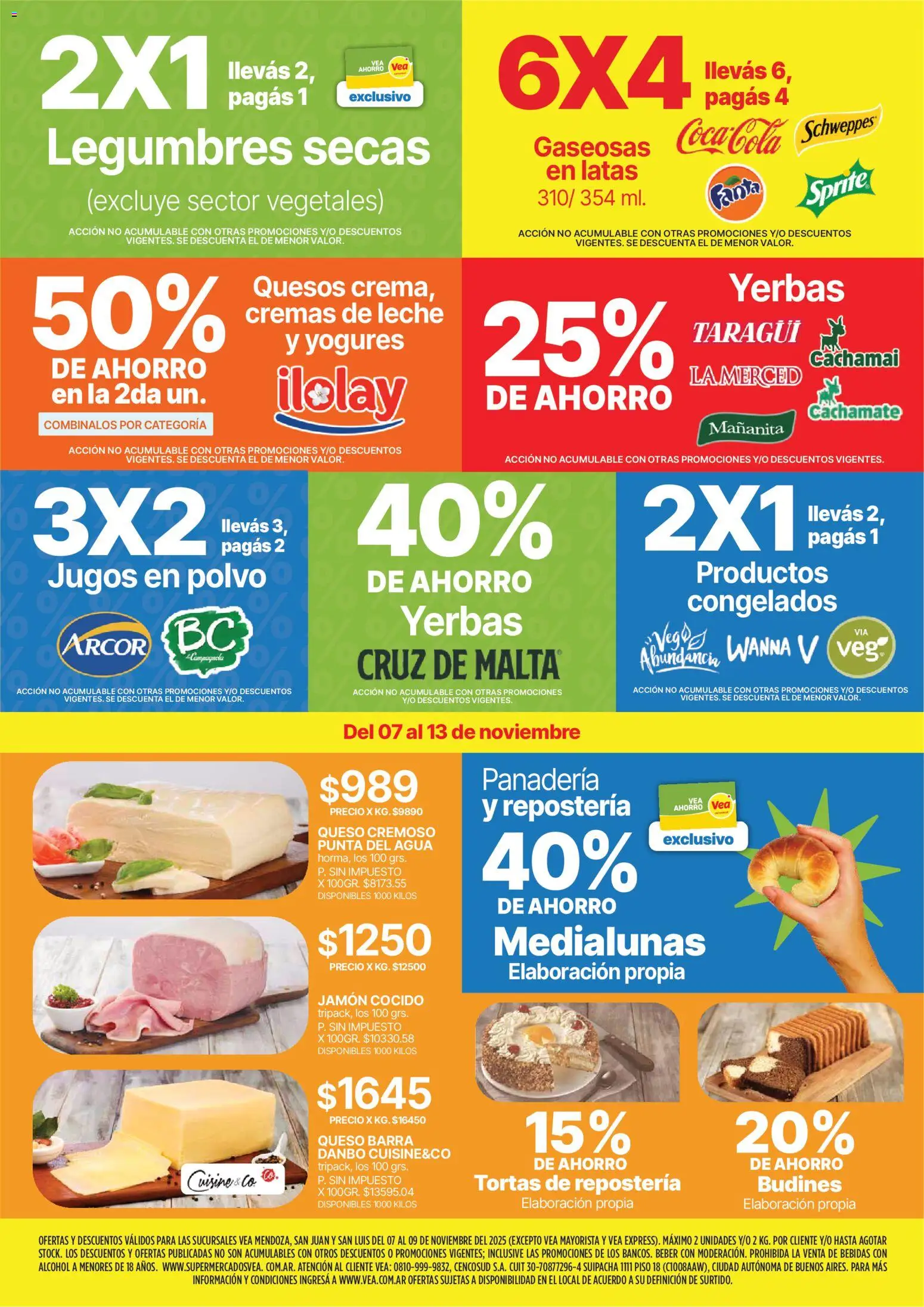 Vea ofertas │ válido desde el 07.11.2025 | Página: 2 | Productos: Jamón cocido, Polvo, Leche, Jamón