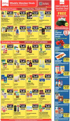 Preview of Raley's weekly ads valid from 22.10.2025 | Page: 3 | Products: Clip, Oil, Ketchup, Ice cream
