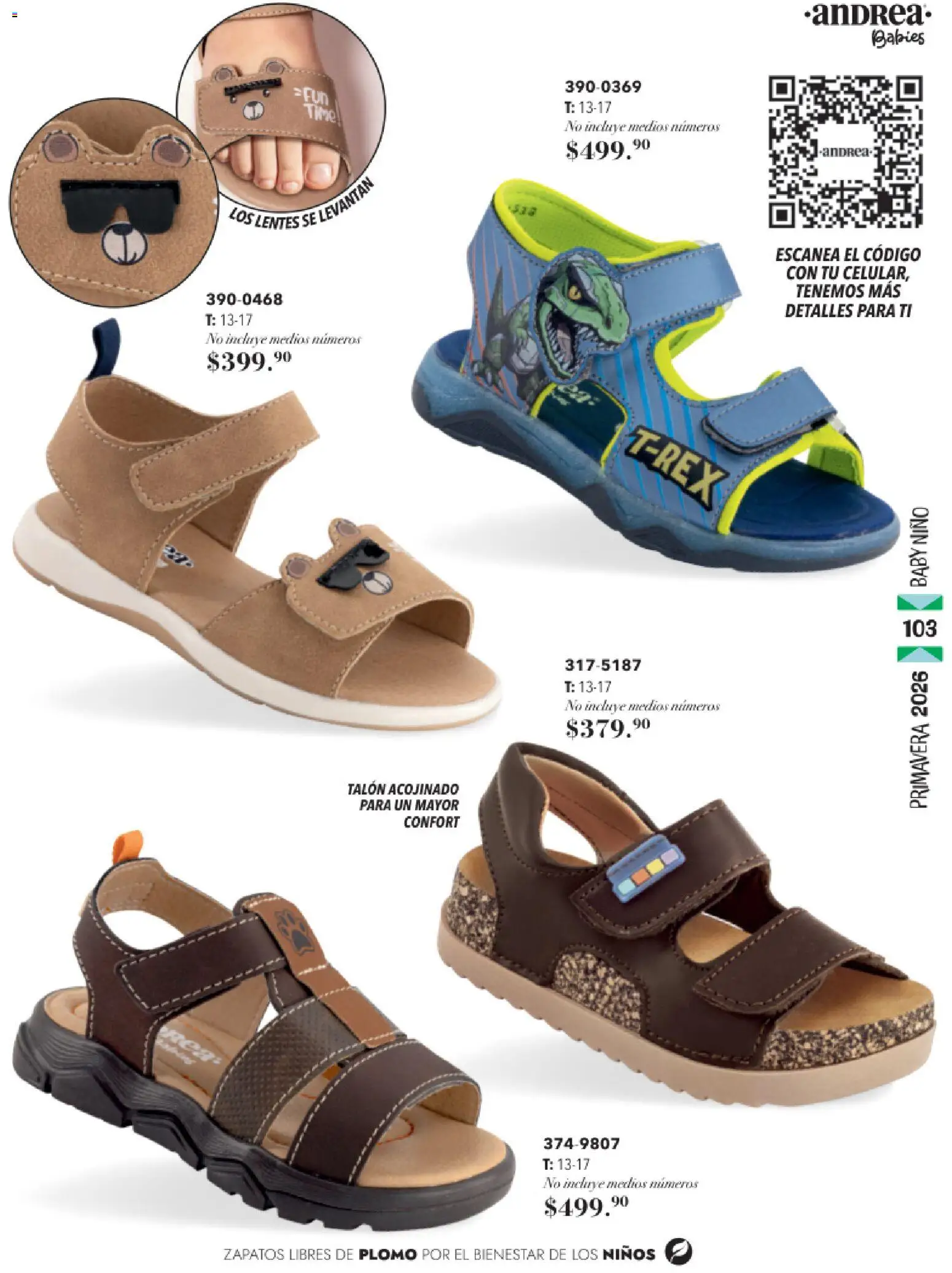 Nuevas ofertas de Andrea válidas en toda la República Mexicana desde el 25.01.2026. ¡Encuentra las mejores ofertas en Andrea catálogo Infantil Baby ! | Página: 27