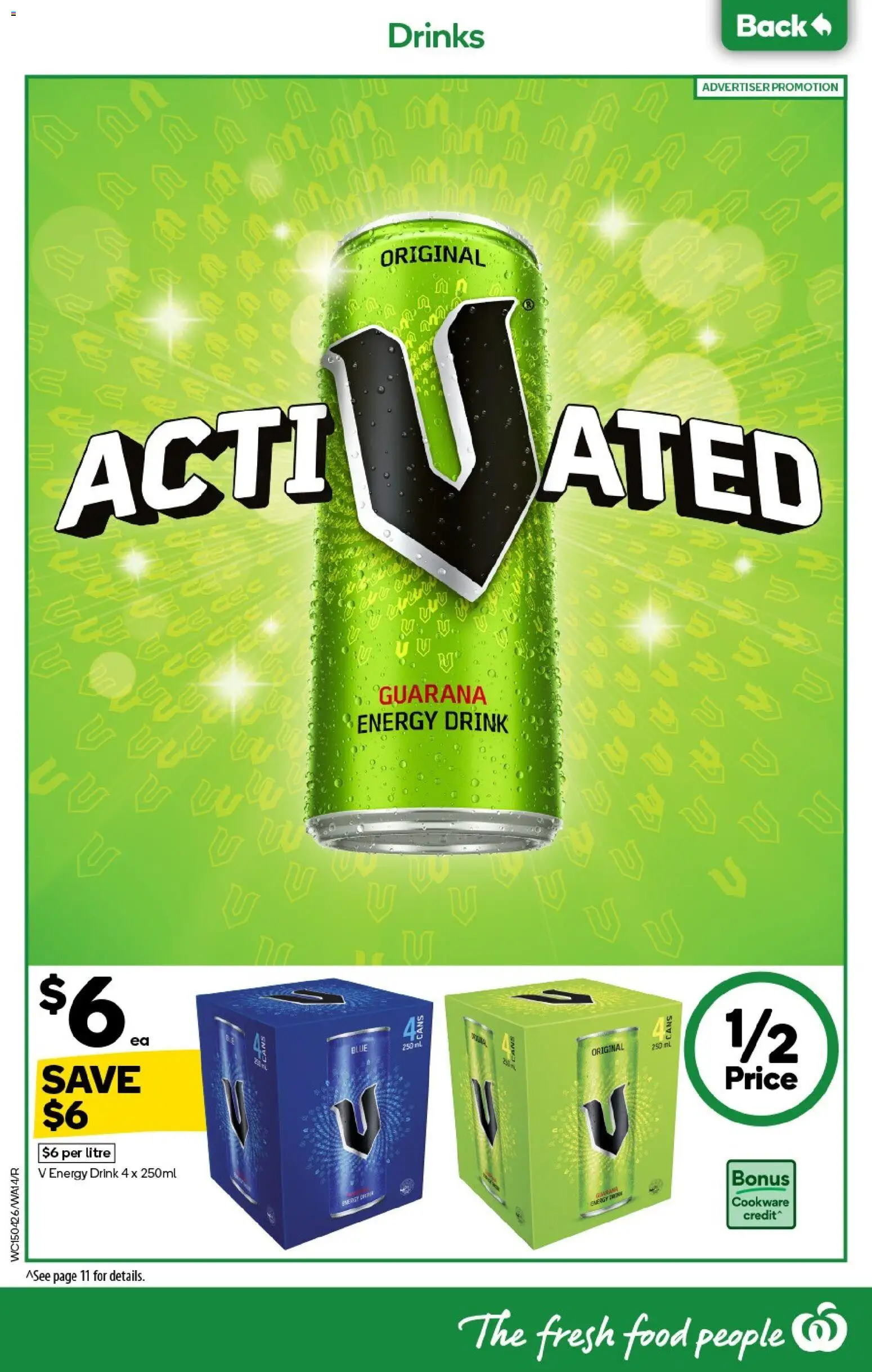 Woolworths catalogue - valid from 15.04.2026 | Page: 14 | Products: Energy drink, Cookware