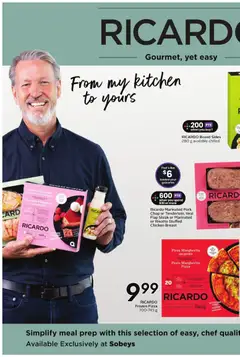Preview of Sobeys weekly flyer / circulaire from shop Sobeys valid from 30.10.2025 | Page: 18 | Products: Oven, Pizza, Chicken, Pork