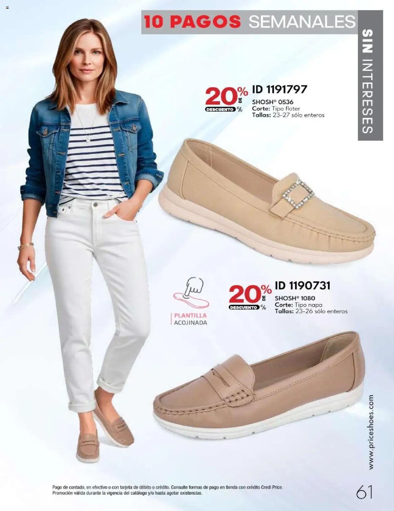 Nuevas ofertas de Price Shoes válidas en toda la República Mexicana desde el 14.10.2025. ¡Encuentra las mejores ofertas en Price Shoes - Catálogo - 10 Pagos sin Intereses! | Página: 61