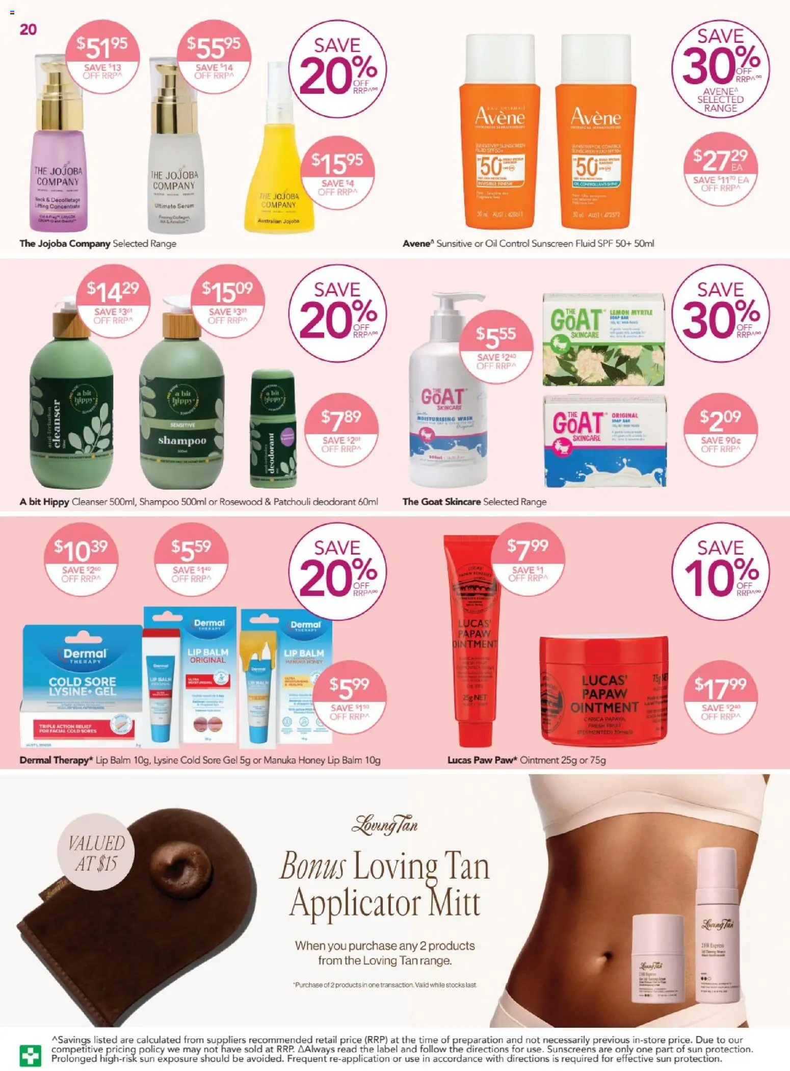 Terry White catalogue - valid from 26.03.2026 | Page: 20 | Products: Shampoo, Oil, Sunscreen, Deodorant