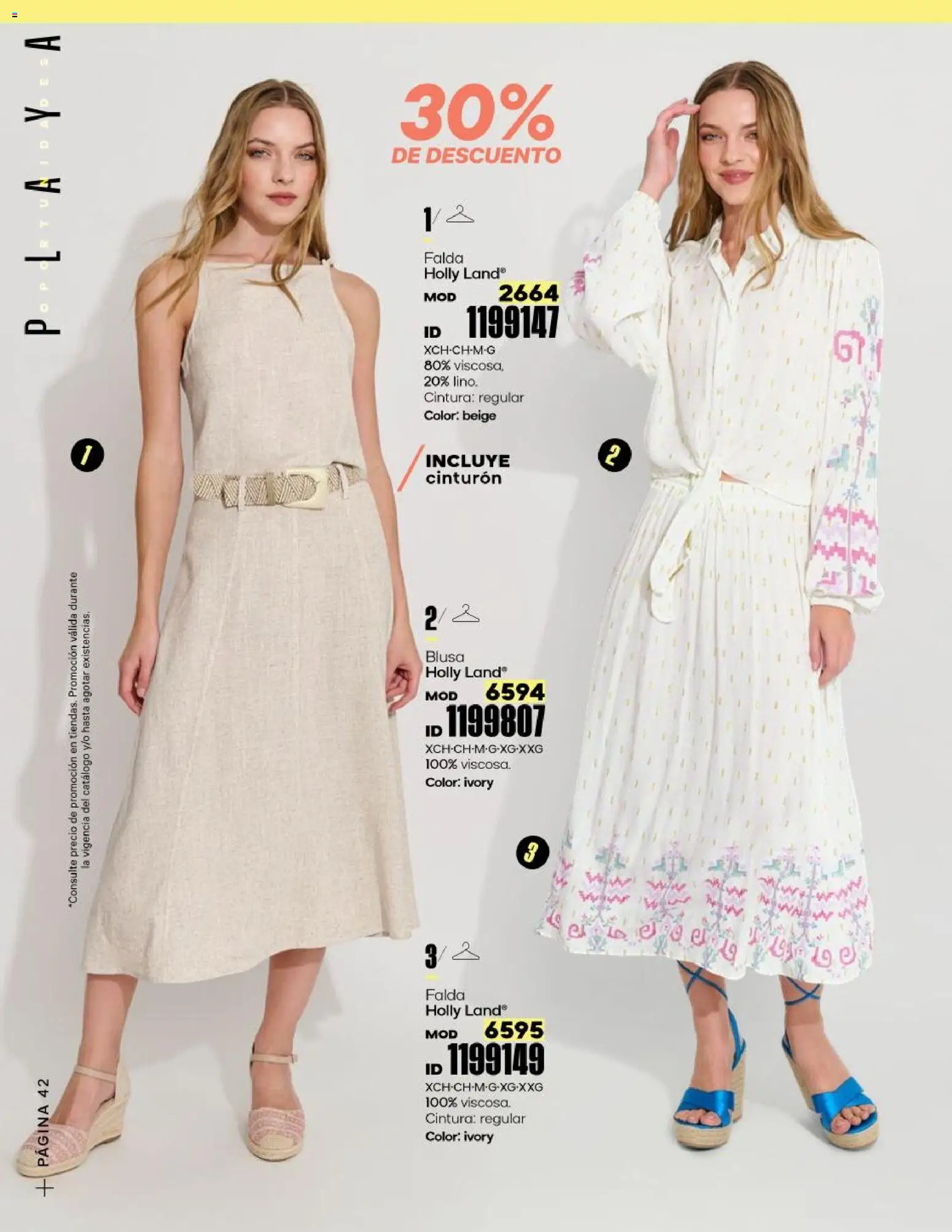 Nuevas ofertas de Price Shoes válidas en toda la República Mexicana desde el 23.01.2026. ¡Encuentra las mejores ofertas en Price Shoes catálogo Oportunidades! | Página: 42 | Productos: Blusa, Cinturón, Falda